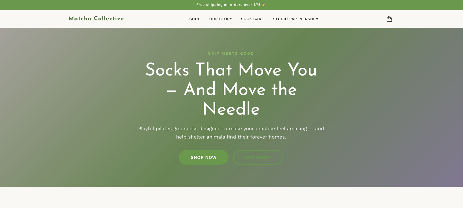 Matcha Collective website
